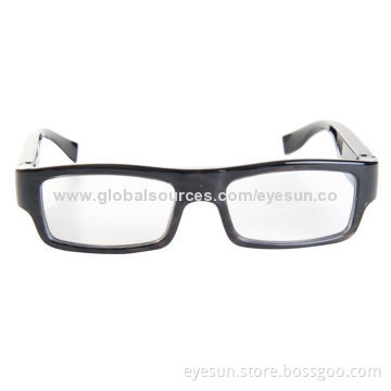 Spy Camera Glasses with 1,280 x 720 Pixels/5 Megapixels, Photo and Record FunctionsNew